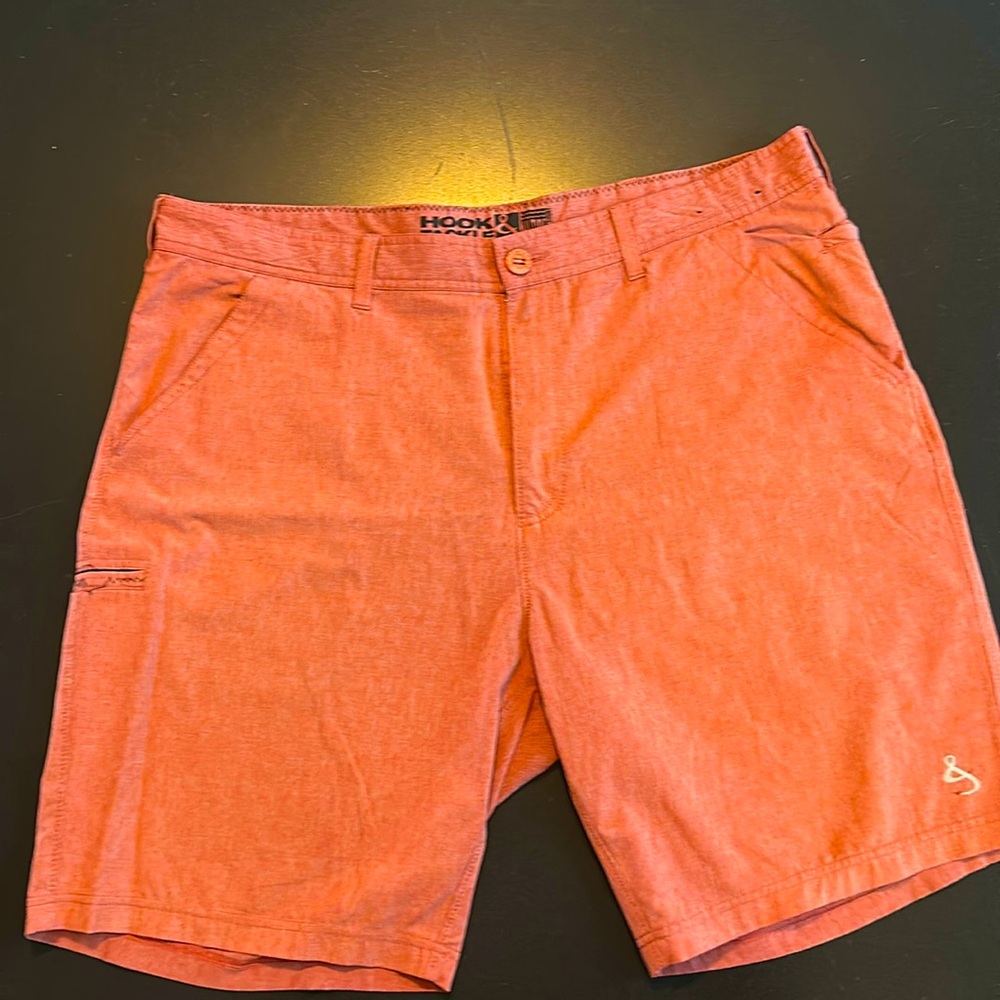 Hook & Tackle, hybrid shorts have separate pocket for your pliers and cell